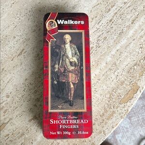 Walkers Pure Butter Shortbread Fingers Tin